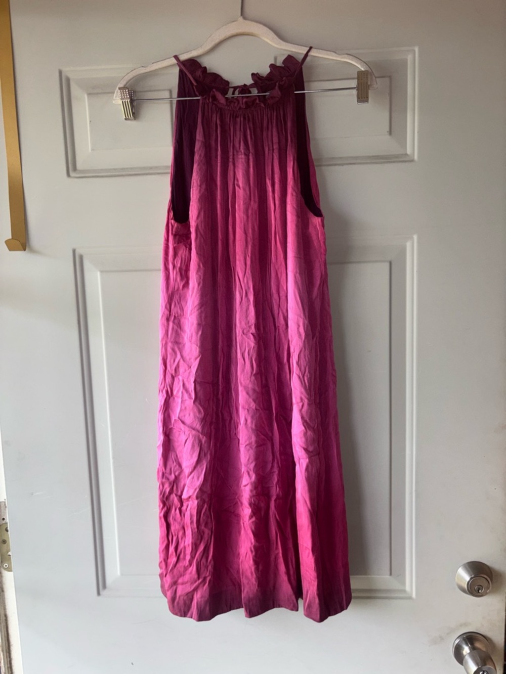 Vince burgundy/pink ombré dress size M